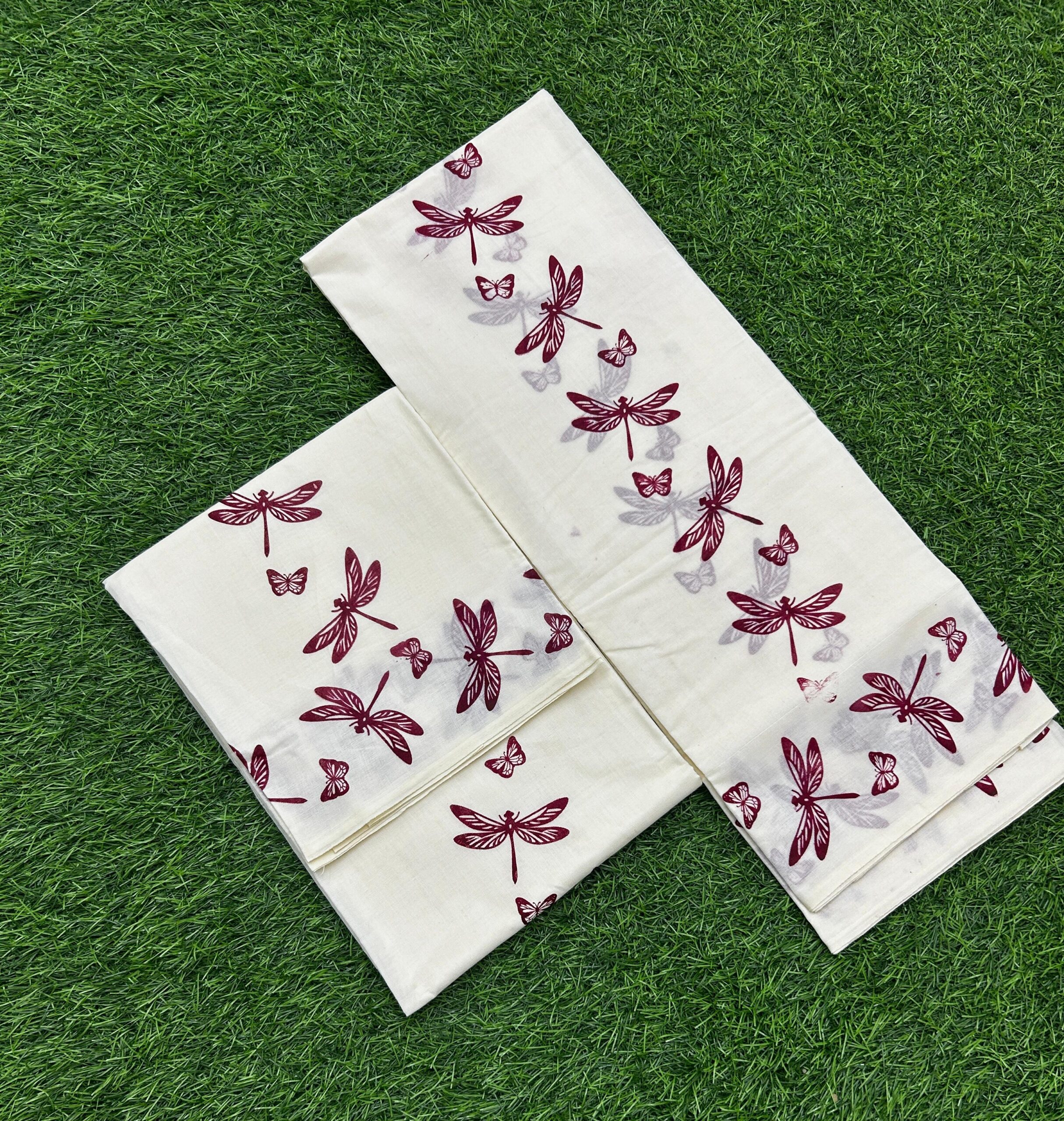 Thunbi Print Set Mundu