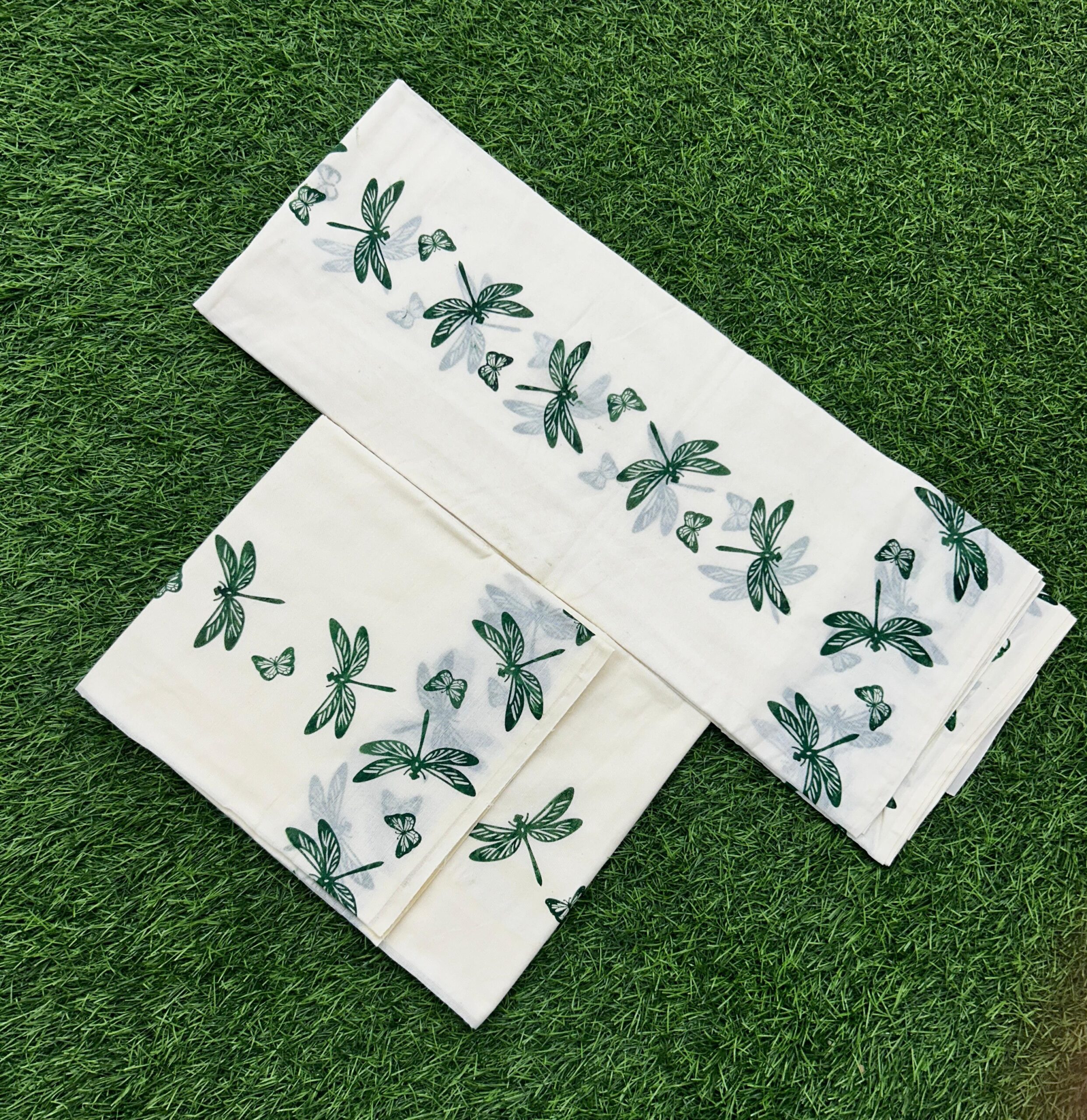 Thunbi Print Set Mundu - Image 3