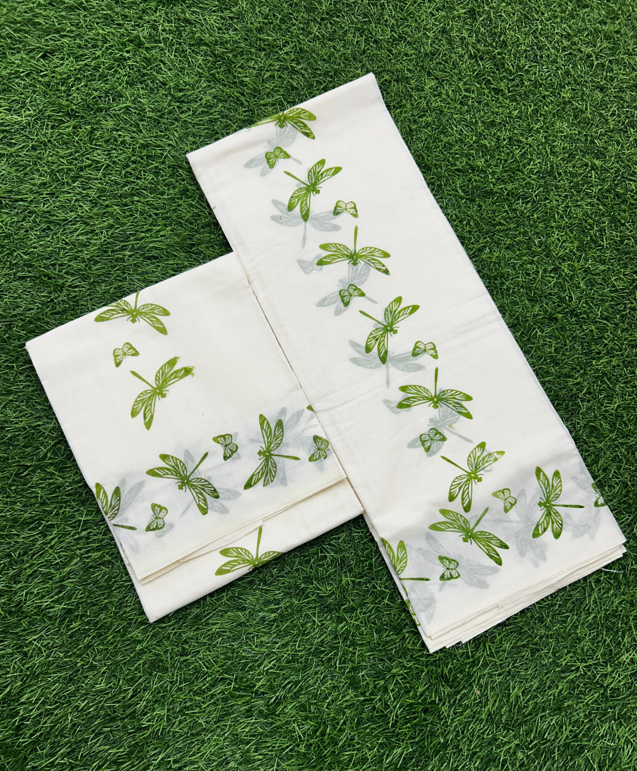 Thunbi Print Set Mundu - Image 2