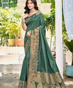 Alternative view of Chitrangana Assam Silk Sare