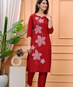Alternative view of Embroidered two-piece ethnic wear set