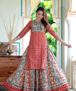 Long Kurti with Skirt