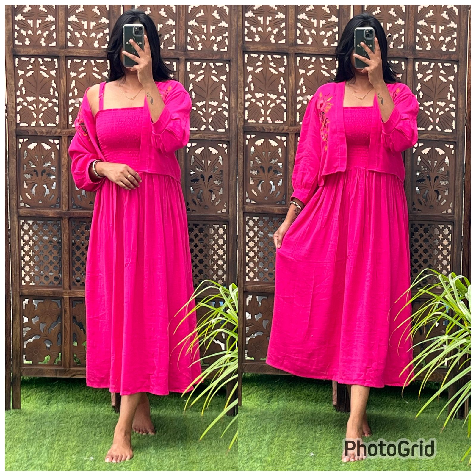 Chic Midi Dress with Shrug - Image 6