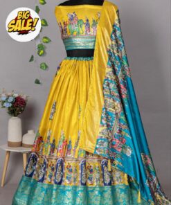 Alternative view of Pure Dolla Tussar Silk Lehenga Set
