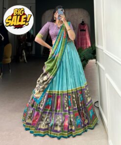 Alternative view of Pure Dolla Tussar Silk Lehenga Set