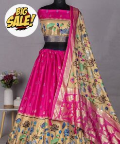Pure Dolla Tussar Silk Lehenga Set