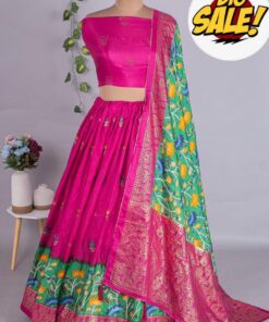 Pure Dolla Tussar Silk Lehenga Set