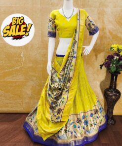 Pure Dolla Tussar Silk Lehenga Set
