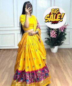 Pure Dolla Tussar Silk Lehenga Set