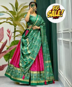 Pure Dolla Tussar Silk Lehenga Set