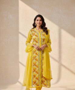 Lucknow Georgette Chikankari Long Kurti