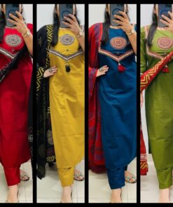 Premium Kurti Pant Dupatta Set