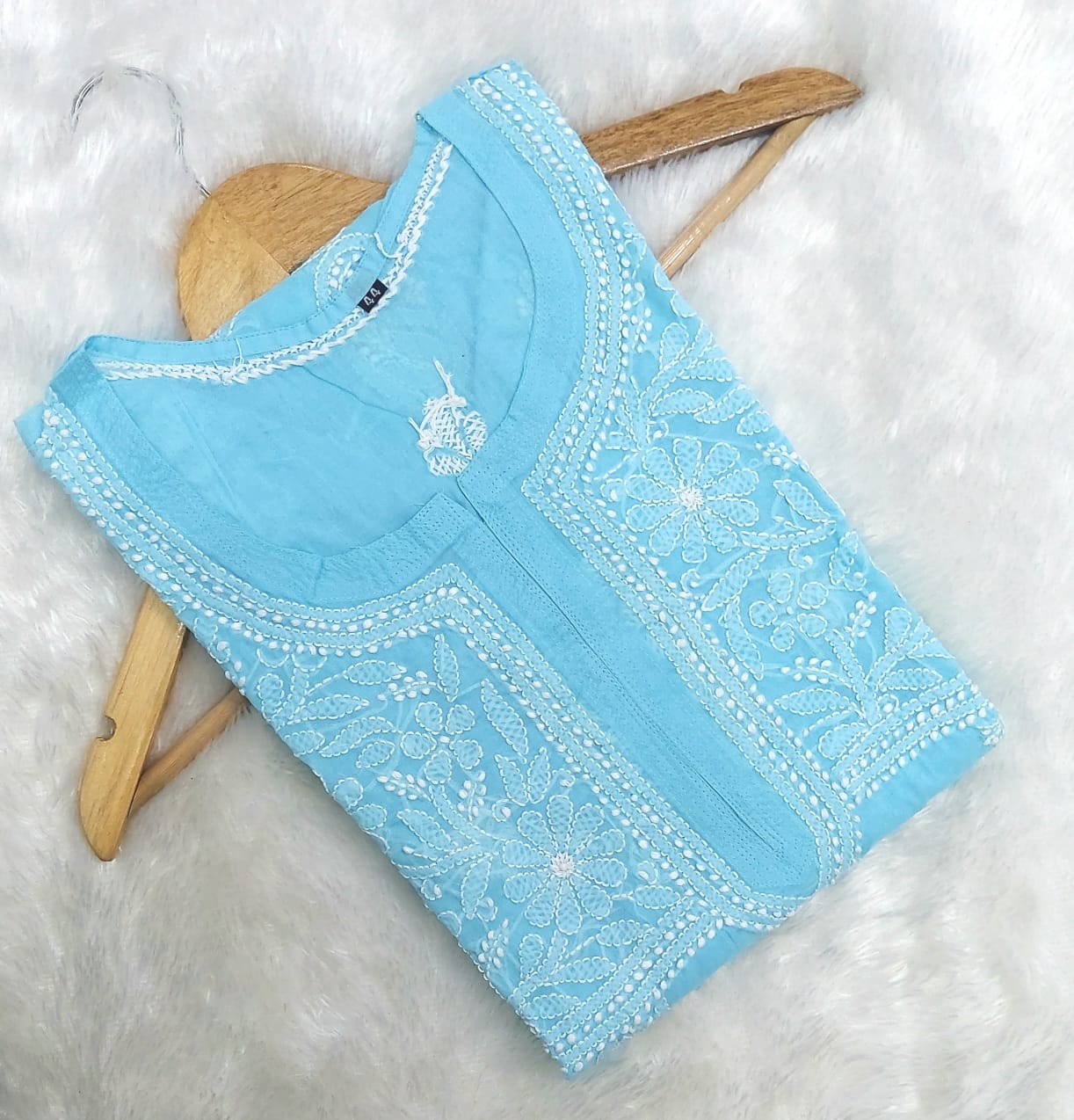 Premium Voile Cotton Chikankari Kurti - Image 4