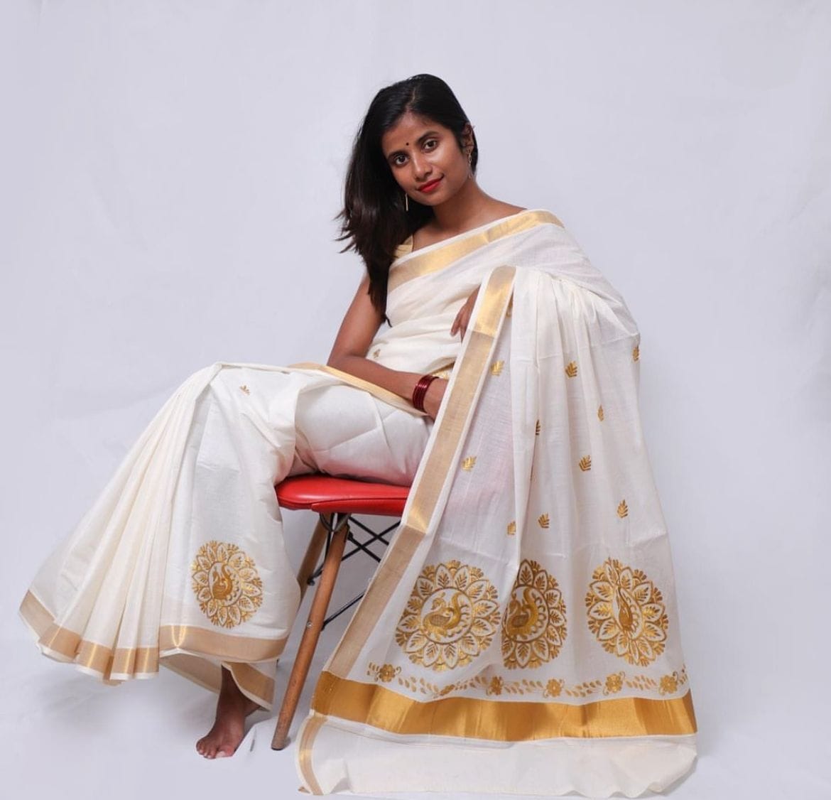 Special Kasavu Saree