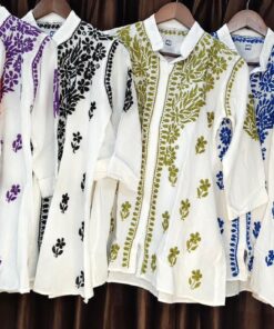 Alternative view of Cotton Shirt-Style Short Top