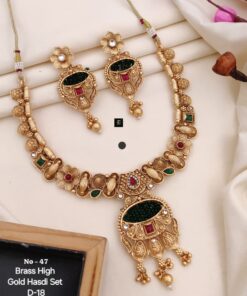 Brass High Gold Hasdi Set