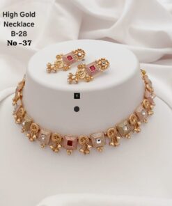 High Gold Necklace Set