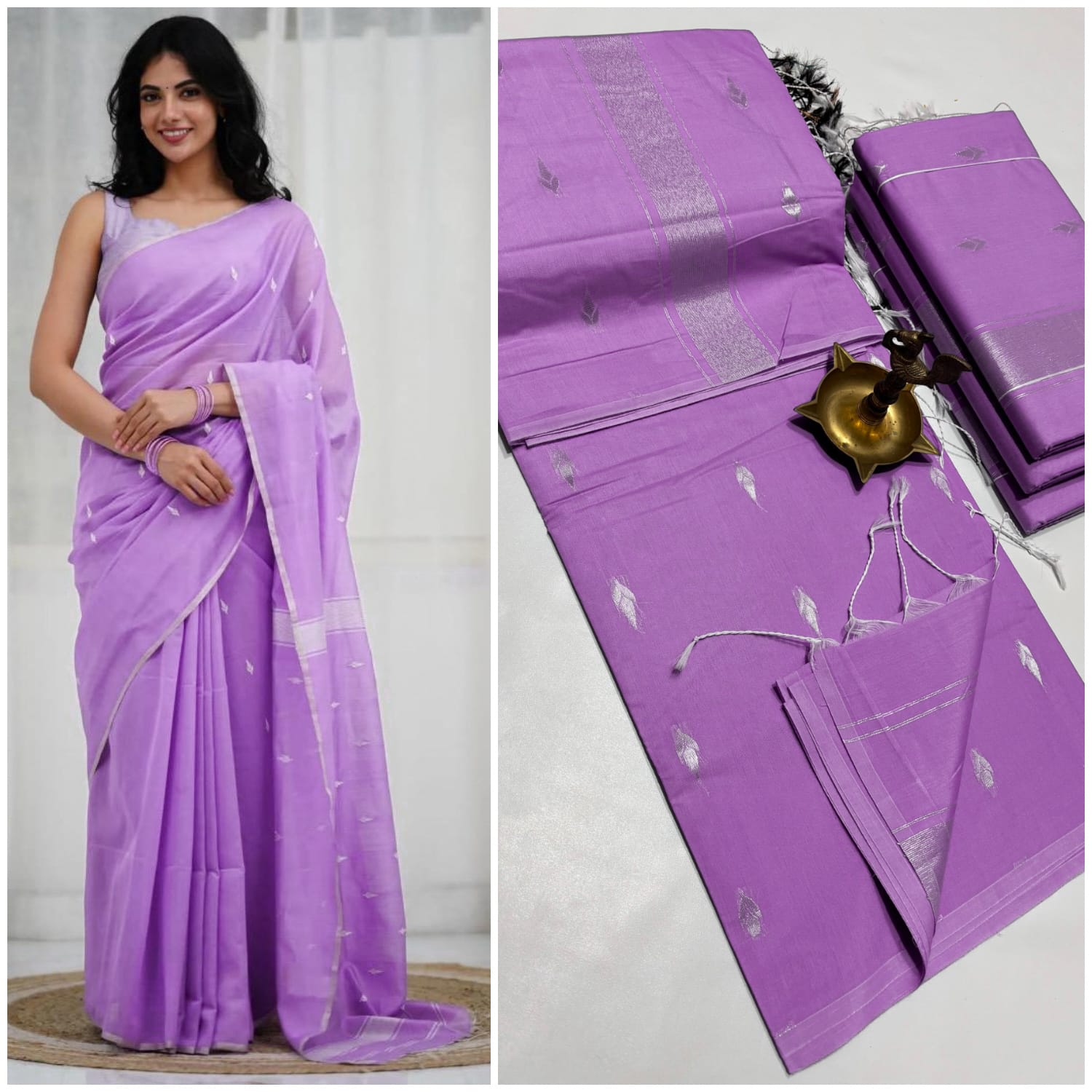 Maheshwari Silk Cotton Saree