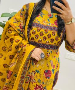 Mughal and Kalamkari fusion Bagru prints