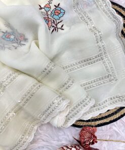 Alternative view of New Fancy Embroidery Saree
