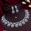 Premium Quality CZ AD Necklace Set