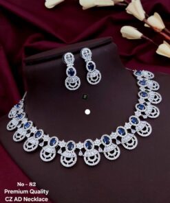 Premium Quality CZ AD Necklace Set