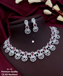 Premium Quality CZ AD Necklace Se