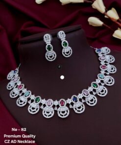 Premium Quality CZ AD Necklace Se