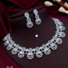 Premium Quality CZ AD Necklace Set