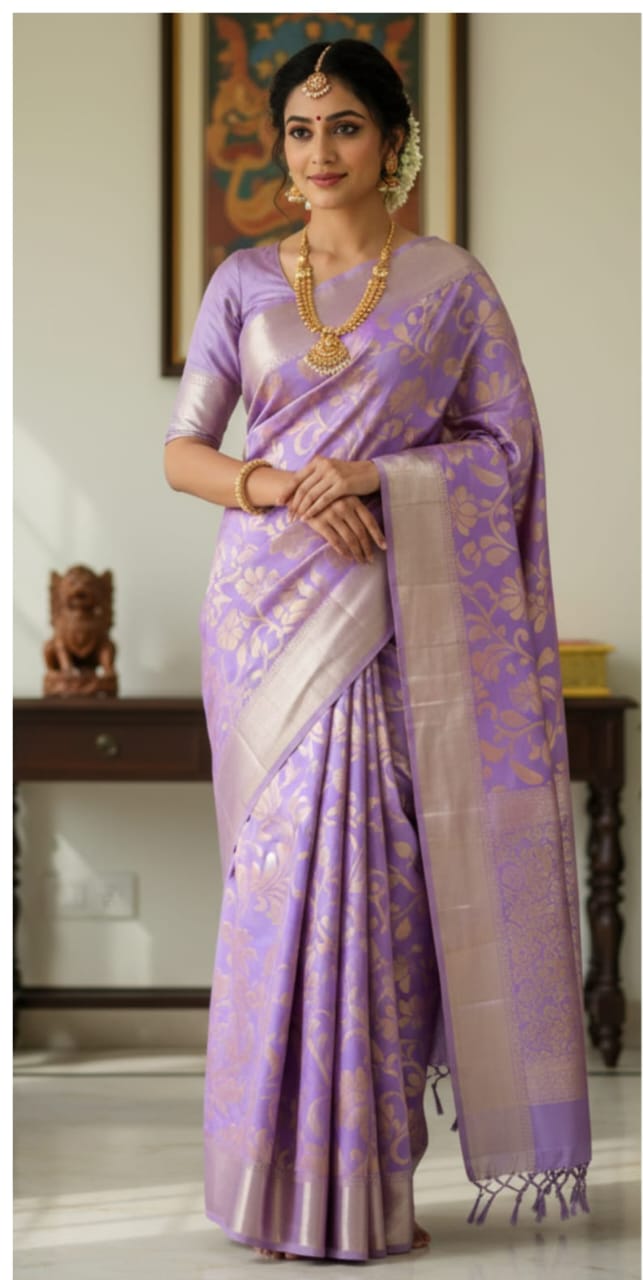 Shinning Elite Kanchi Tissue Silk Sarees