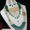 Gold-Plated Kundan Combo Set